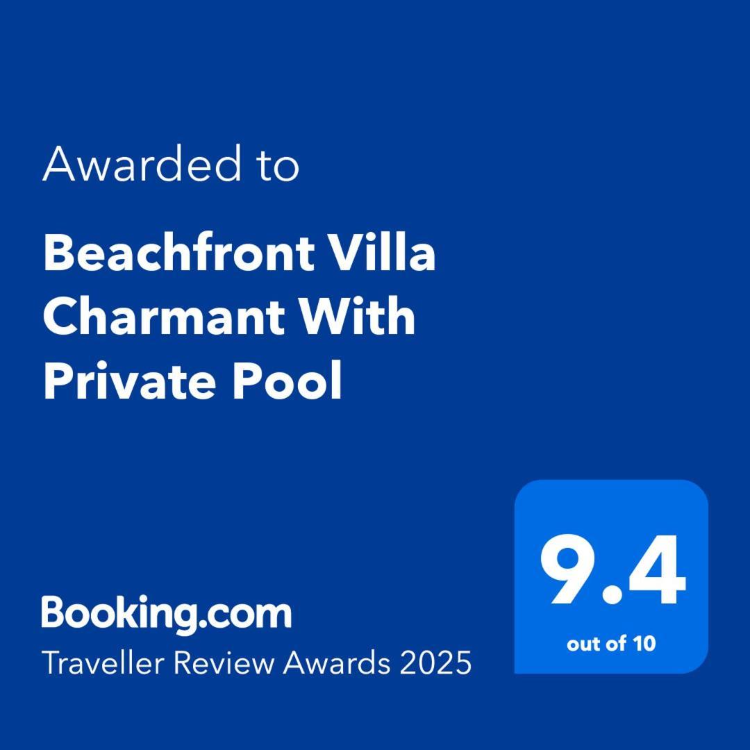 Beachfront Villa Charmant With Private Pool Koh Samui Zewnętrze zdjęcie